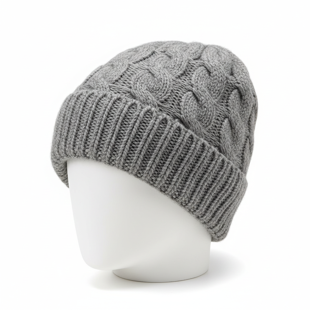 Men's knit beanie product photo