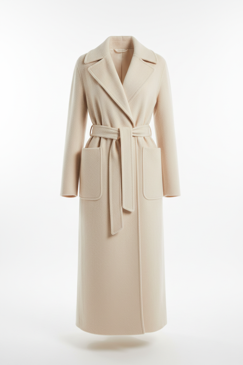 Luxury cashmere coat