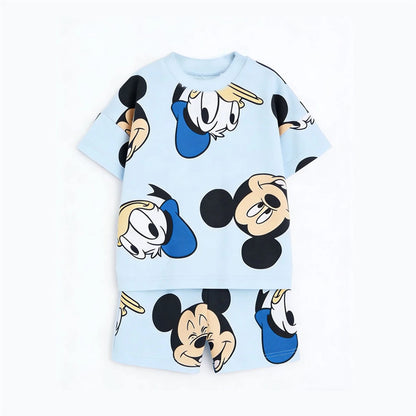 Disney Full Print T-Shirt & Shorts Set