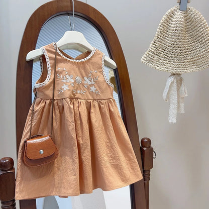 Floral Summer Princess Dress for Girls