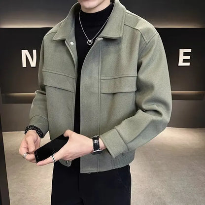 Men's Multi-Pocket Windbreaker - Korean Streetwear Jacket