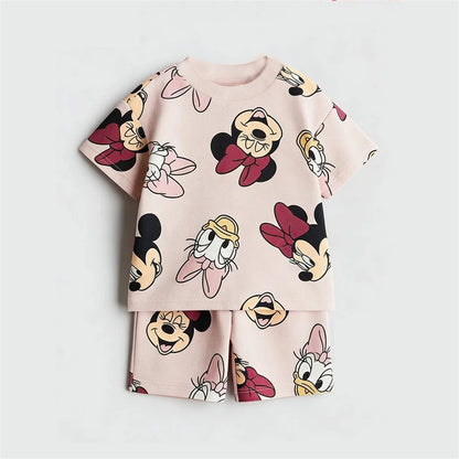 Disney Full Print T-Shirt & Shorts Set