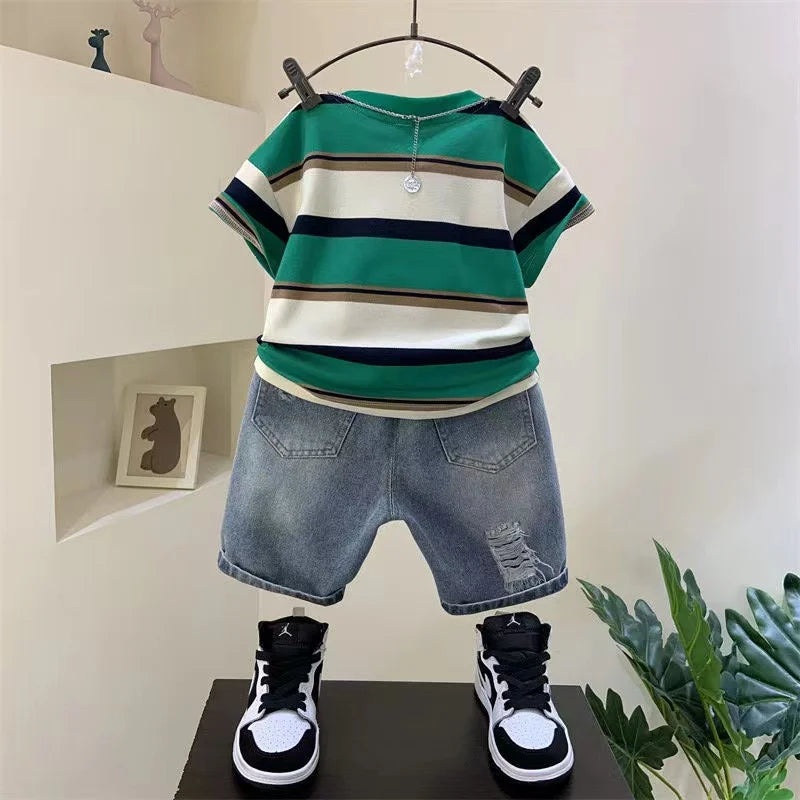 Boys Summer Shirt & Shorts Set