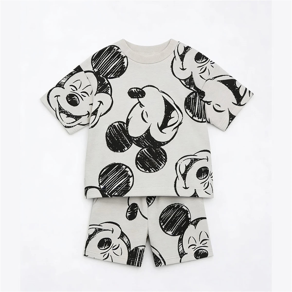 Disney Full Print T-Shirt & Shorts Set