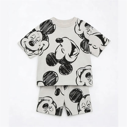Disney Full Print T-Shirt & Shorts Set