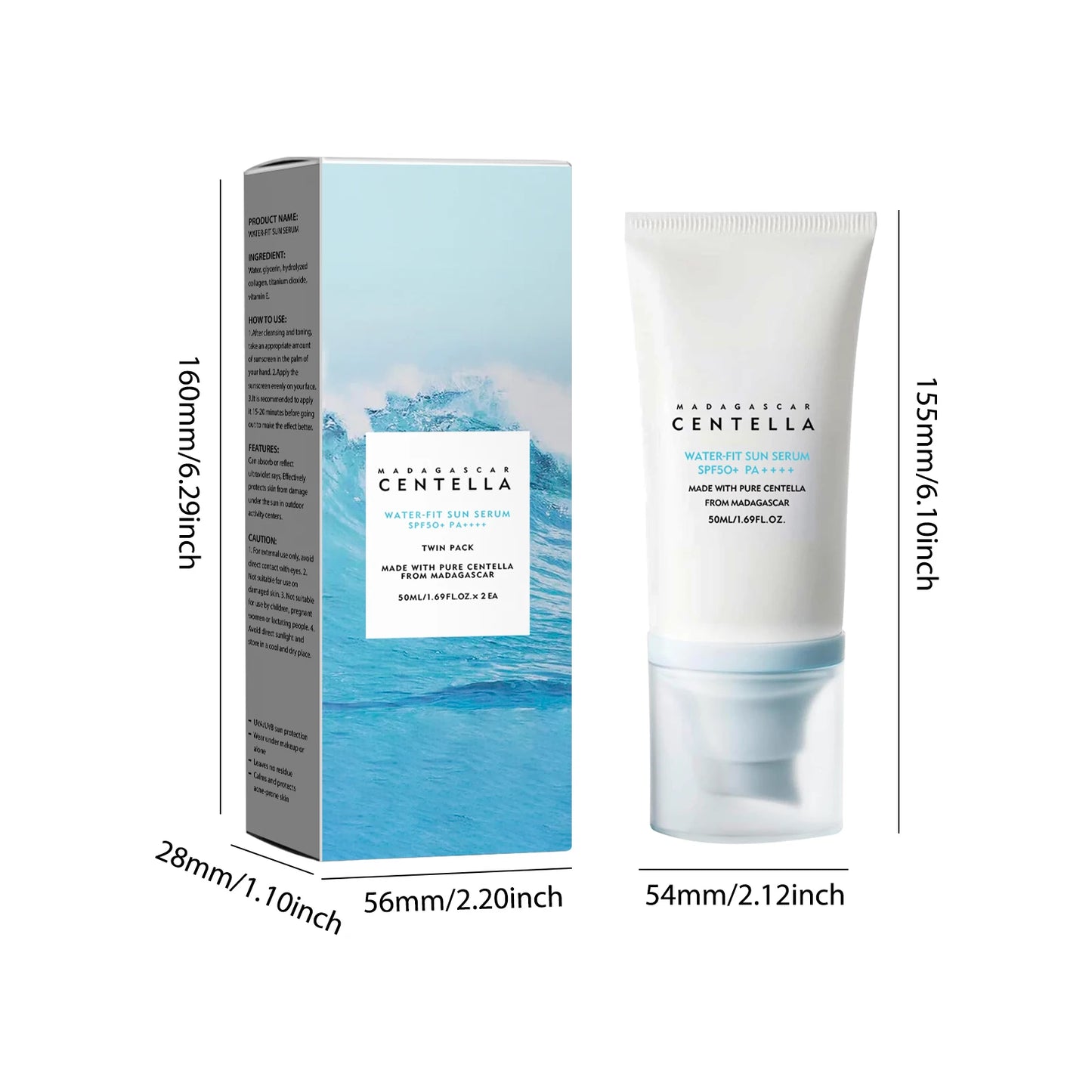Centella Sunscreen SPF50+
