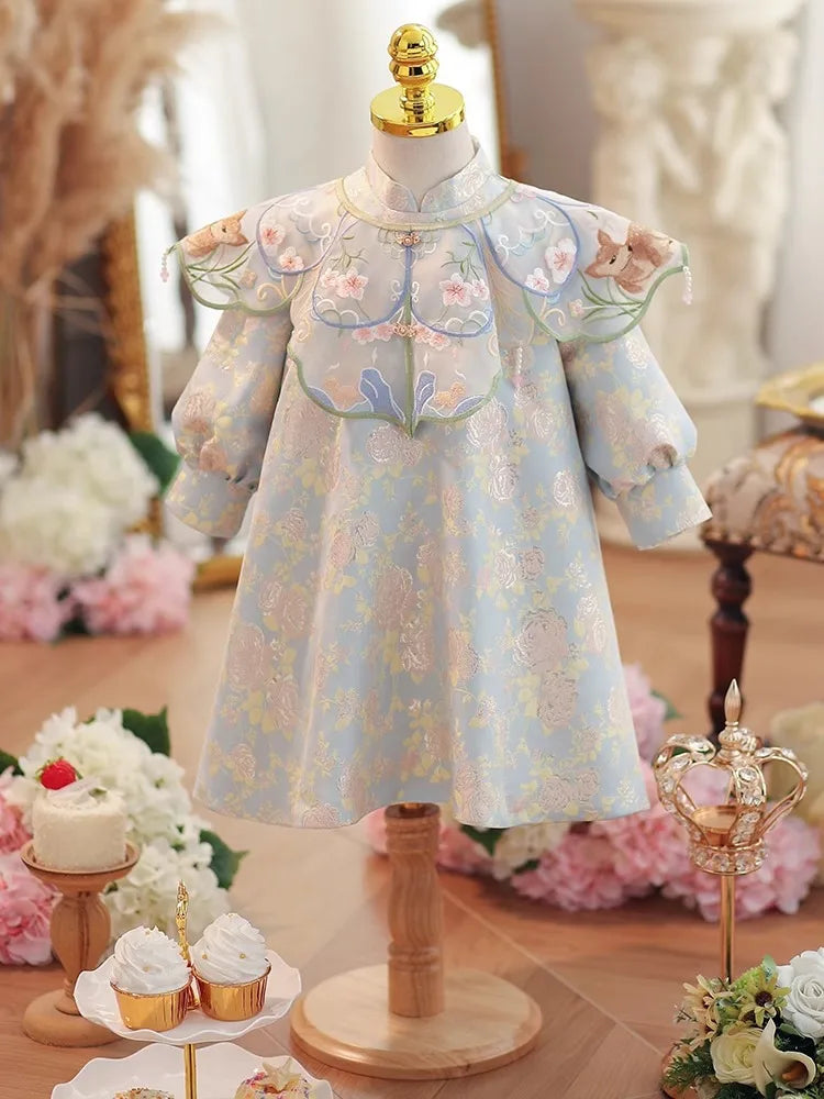 Baby Girl  Tang Suit Clothes Girl Chinese Style Traditional  Birthday Princess Dress  summer