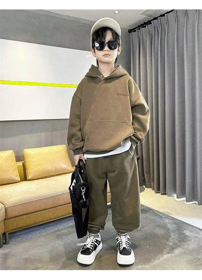 Boys' Hooded Tracksuit Set