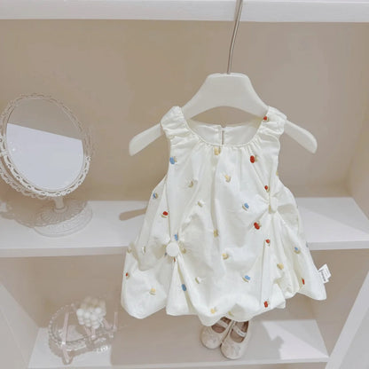 Floral Summer Princess Dress for Girls