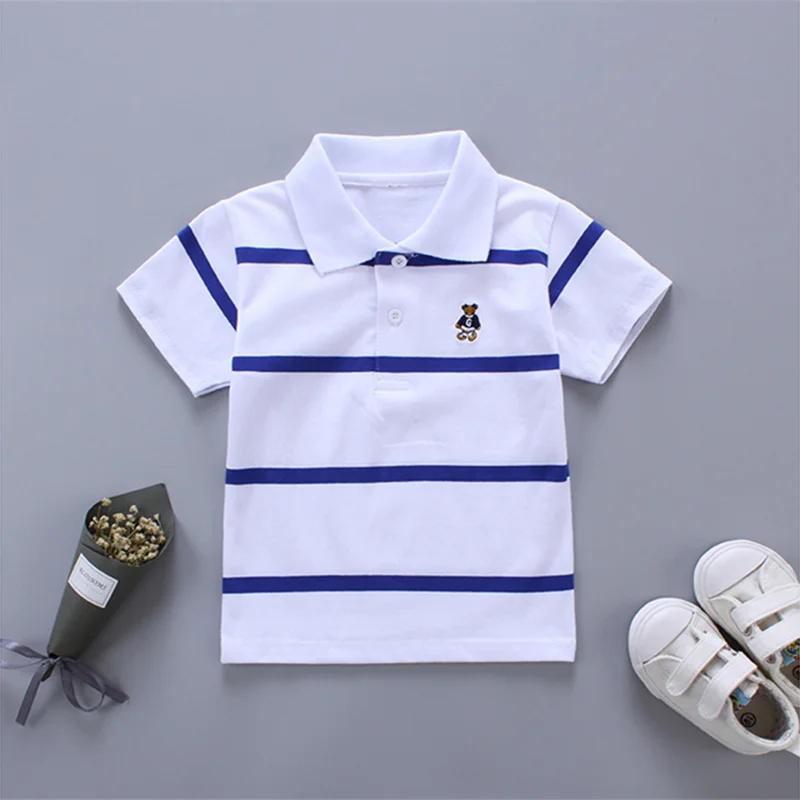 Kids Striped Polo Shirt