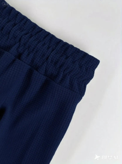 Fall men's fashionable sporty casual suit - high-quality stand-up collar solid-color pullover with zipper, drawstring pants