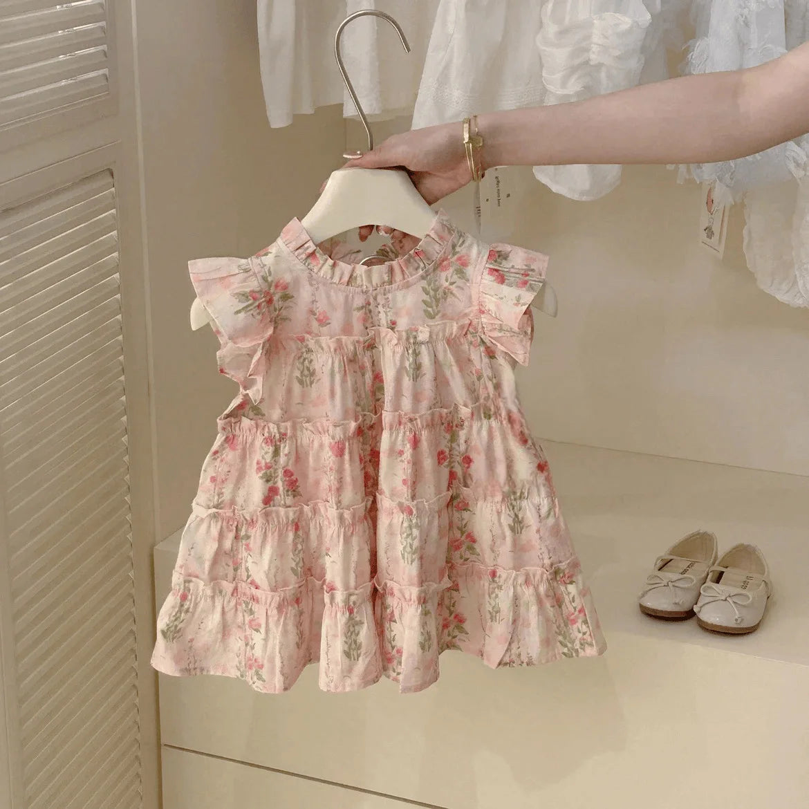 Floral Summer Princess Dress for Girls