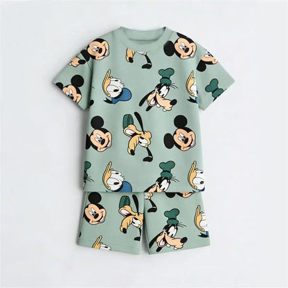 Disney Full Print T-Shirt & Shorts Set