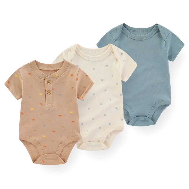 Baby Bodysuits 3-Pack