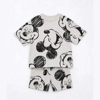 Disney Full Print T-Shirt & Shorts Set