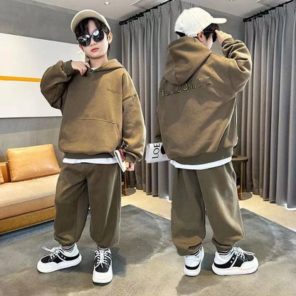 Boys' Hooded Tracksuit Set