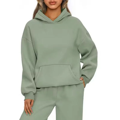 2026 autumn winter Solid Color women sweatshirt Fashion Clothing Casual sport Hoodies sweatshirt long sleeve tops Women Hoodies