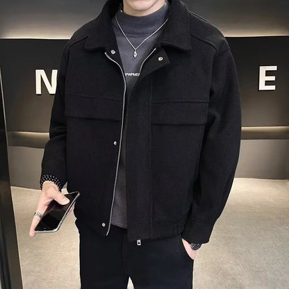 Men's Multi-Pocket Windbreaker - Korean Streetwear Jacket