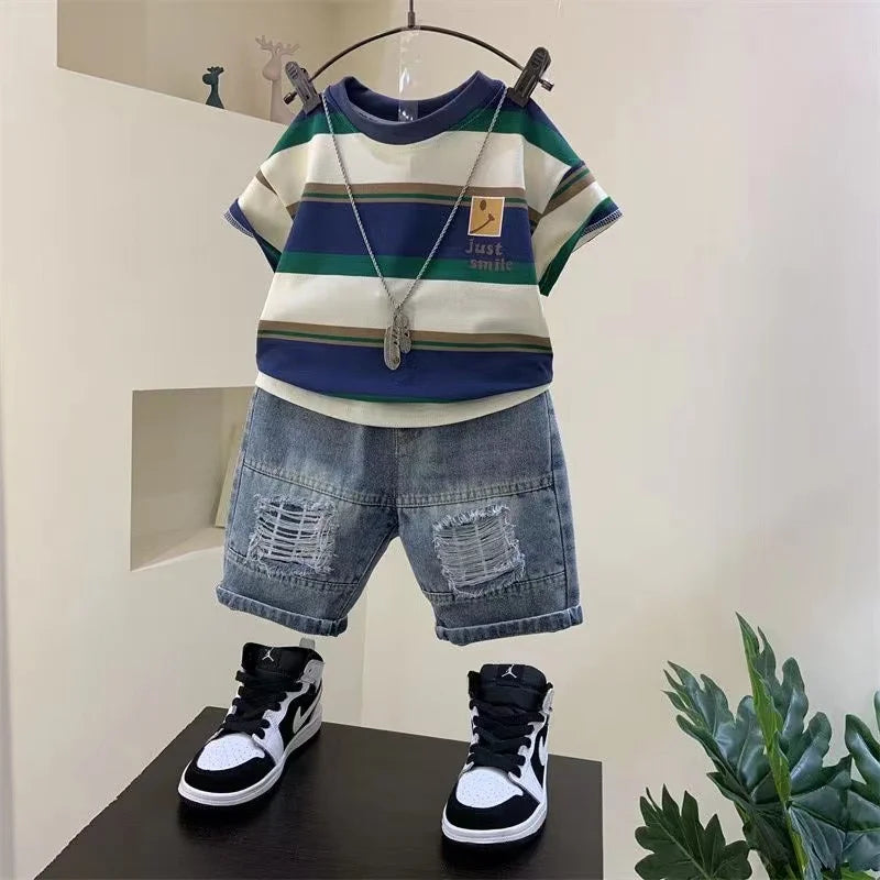 Boys Summer Shirt & Shorts Set