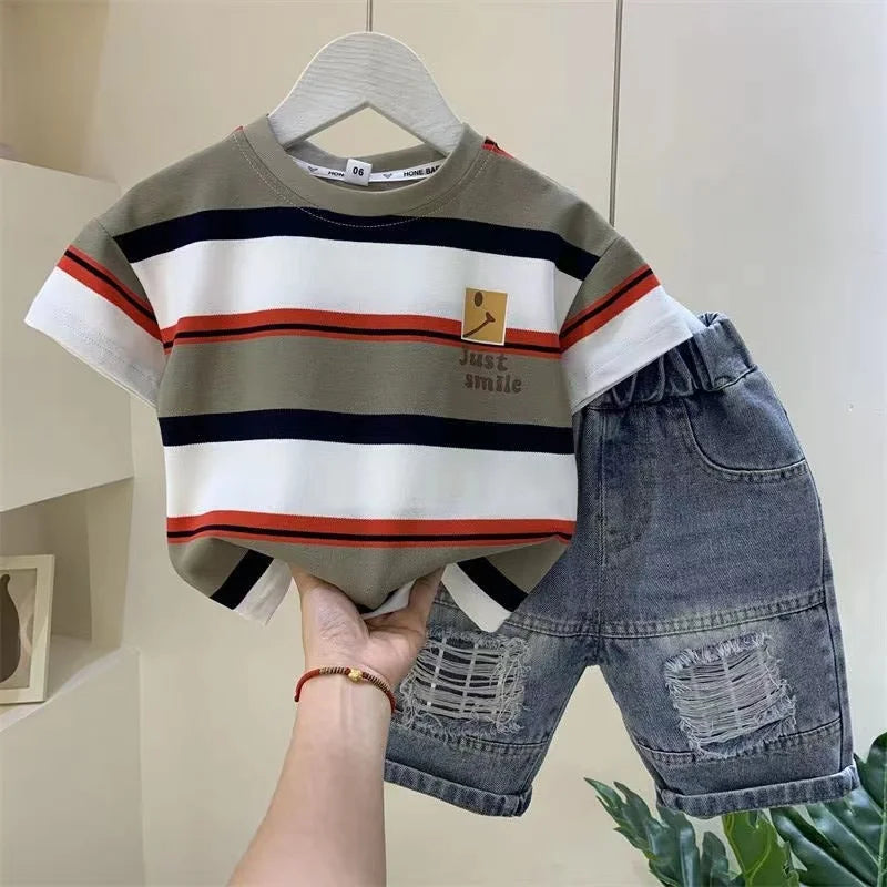 Boys Summer Shirt & Shorts Set