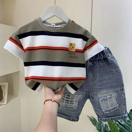 Boys Summer Shirt & Shorts Set