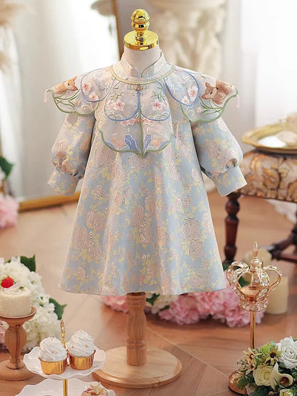 Baby Girl  Tang Suit Clothes Girl Chinese Style Traditional  Birthday Princess Dress  summer