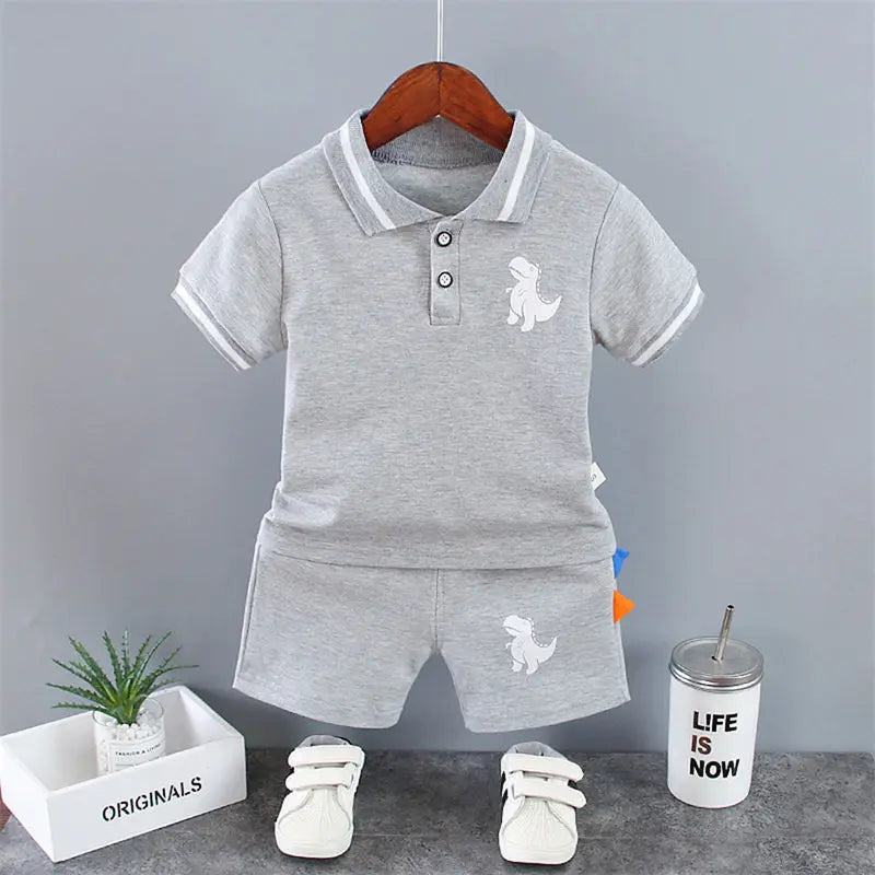 Boys Dinosaur T-Shirt & Shorts Set