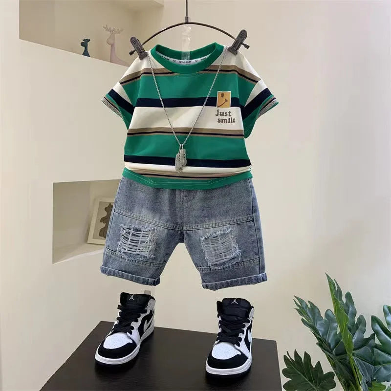 Boys Summer Shirt & Shorts Set