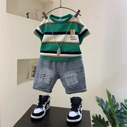 Boys Summer Shirt & Shorts Set
