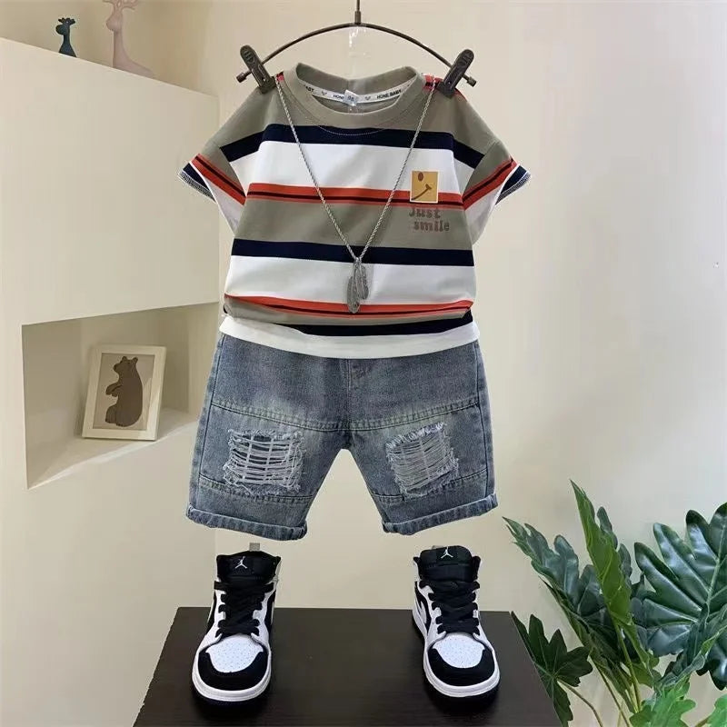 Boys Summer Shirt & Shorts Set