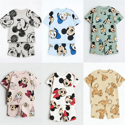 Disney Full Print T-Shirt & Shorts Set