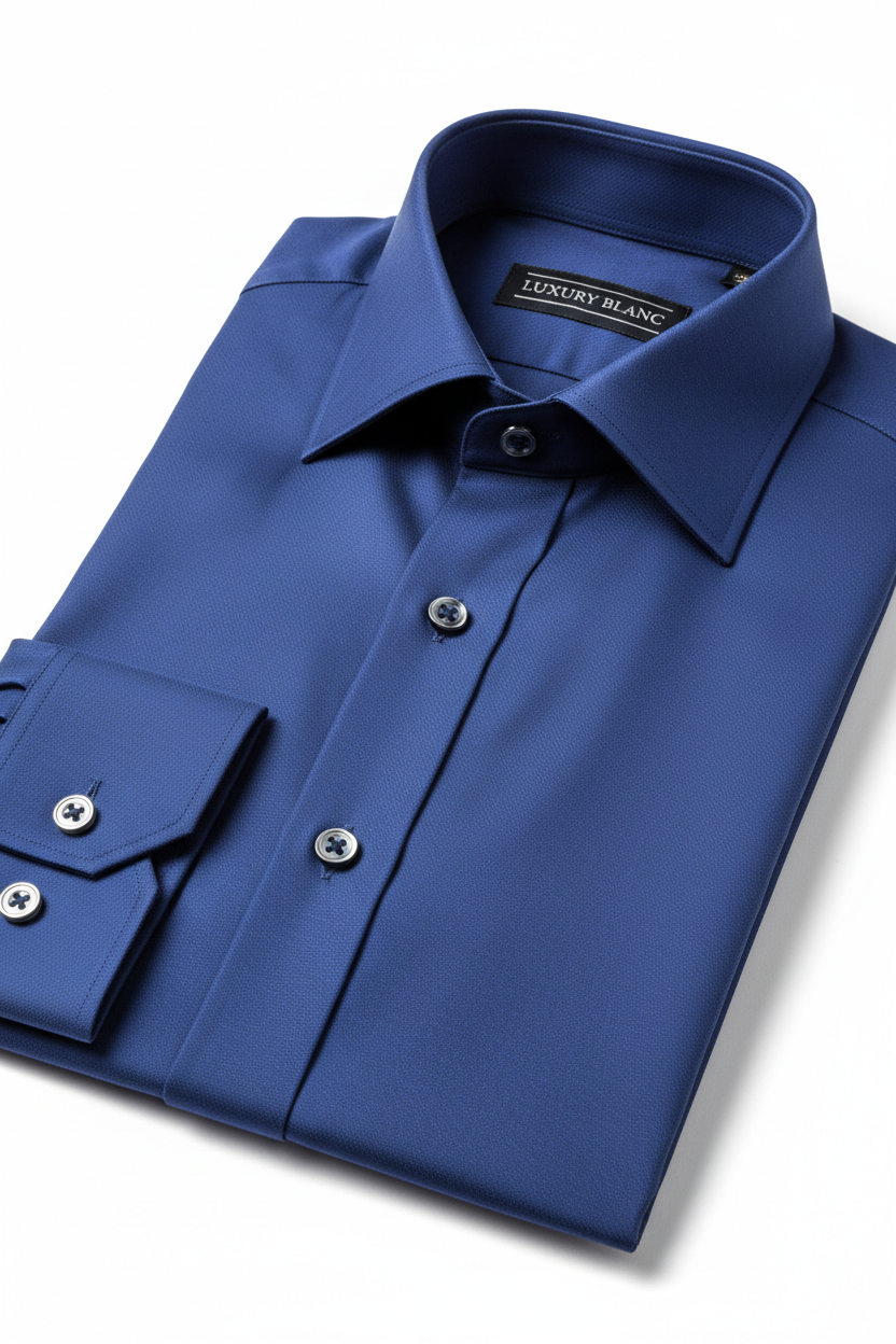 Classic white dress shirt