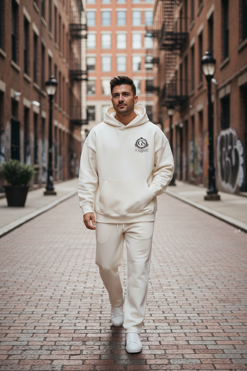 Men's G SAVAGE Relaxed Tracksuit - White