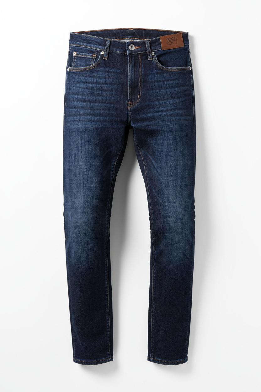 Premium dark blue jeans