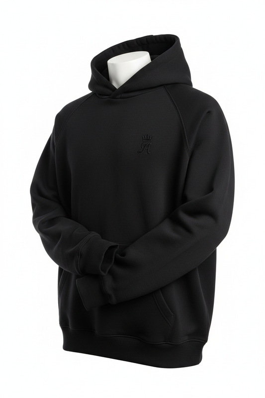 Premium black hoodie