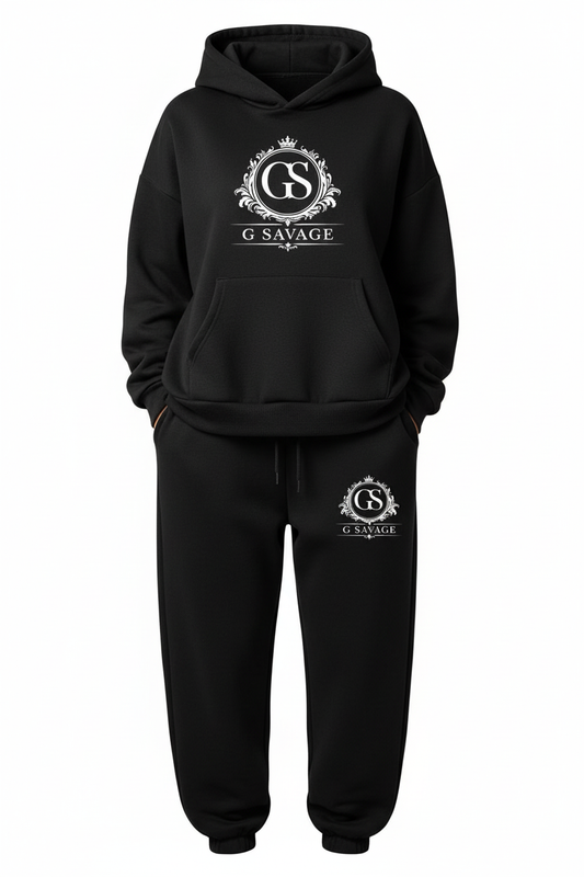 Women's G SAVAGE Baggy Tracksuit - Black