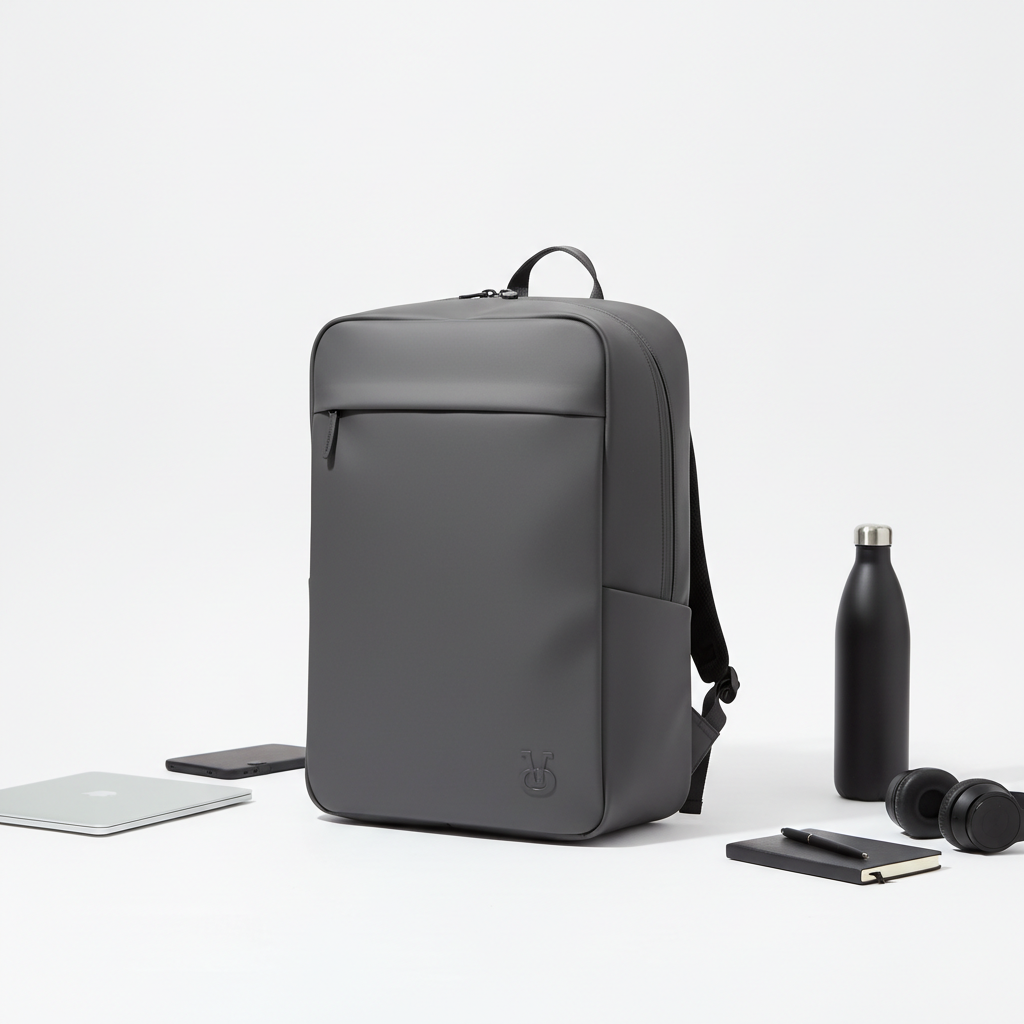 Men's minimalist backpack product photo