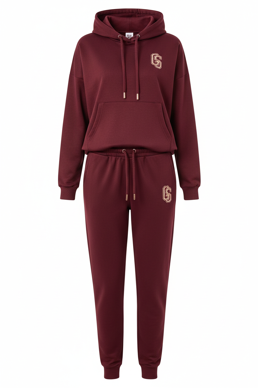 Women's G Savage Tracksuit - Burgundy