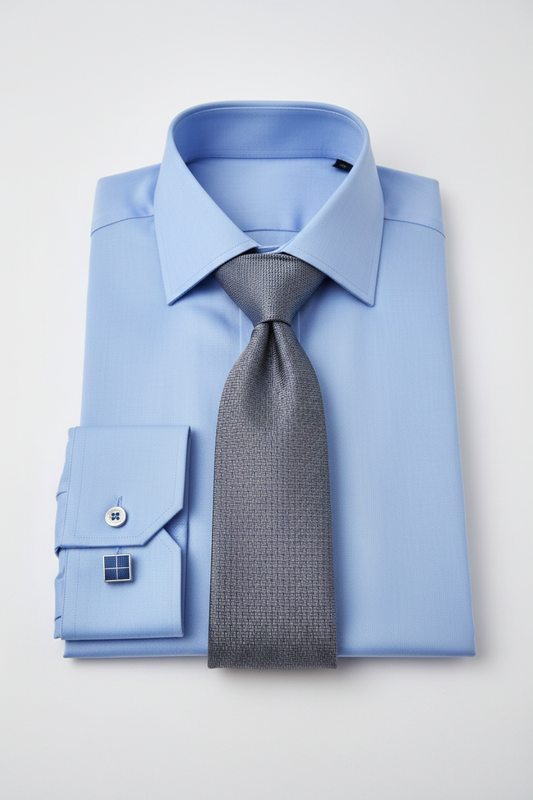 Light blue luxury dress shirt
