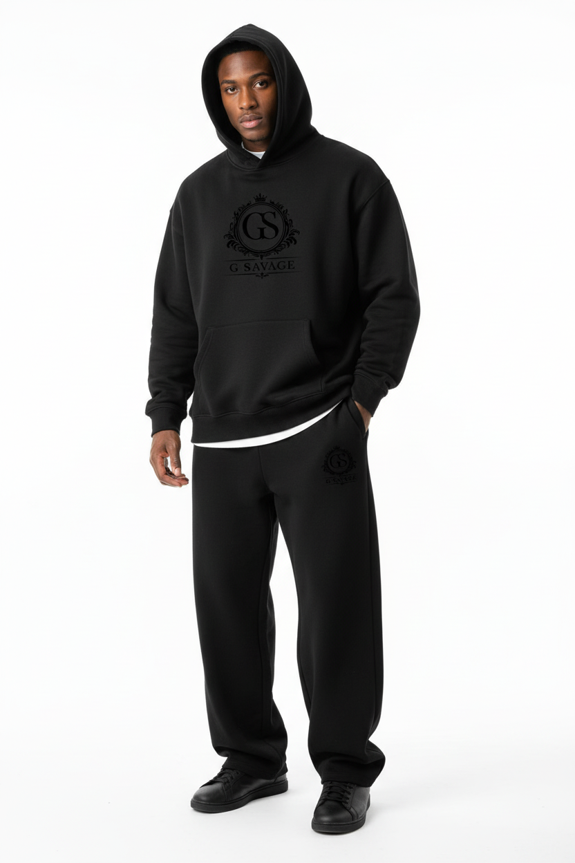 Men's G SAVAGE Baggy Tracksuit - Black