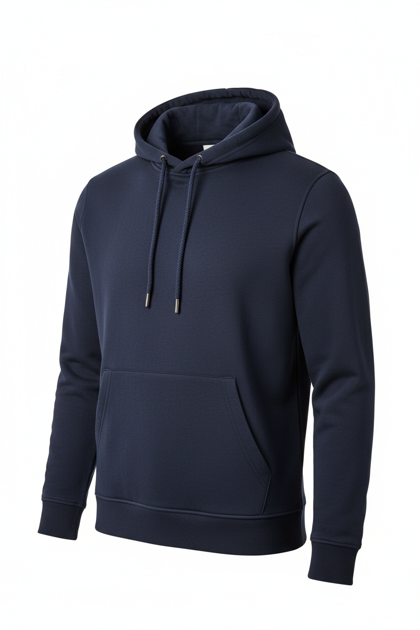 Premium navy blue hoodie