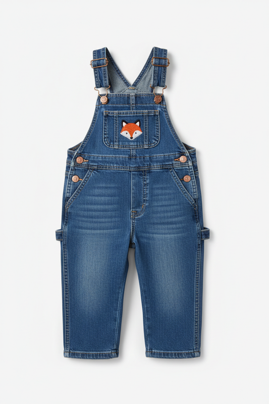 Kids denim overalls