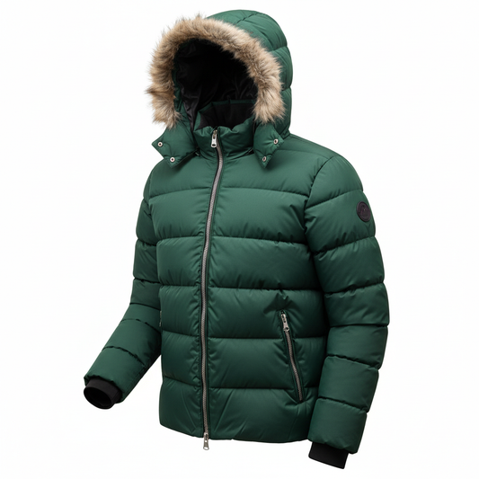 Men's insulated puffer jacket product photo