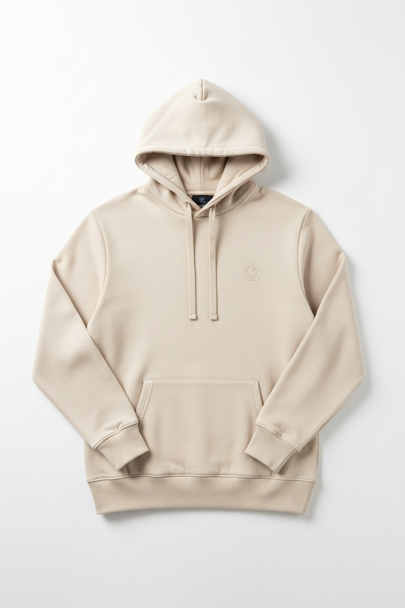 Premium cream hoodie