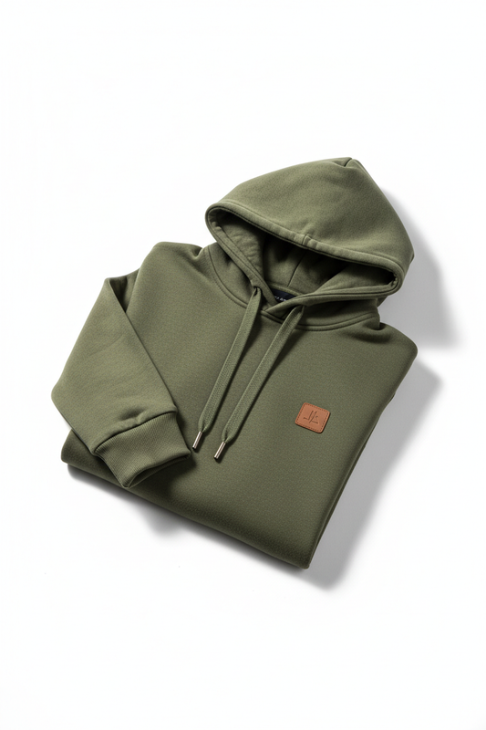 Premium olive green hoodie