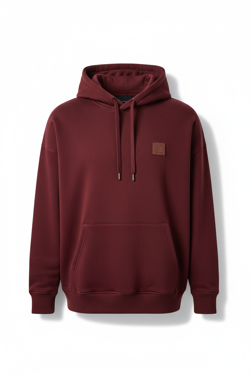 Premium burgundy hoodie
