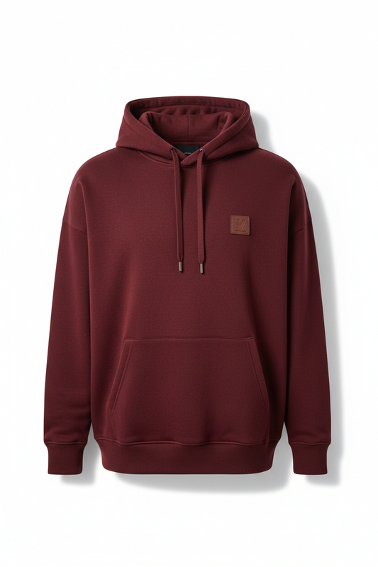 Premium burgundy hoodie