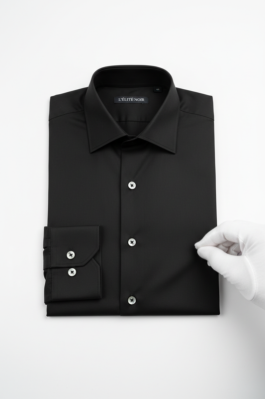 Black premium dress shirt