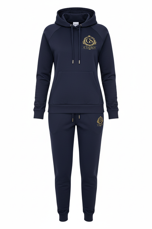 Women's G SAVAGE Tracksuit - Navy
