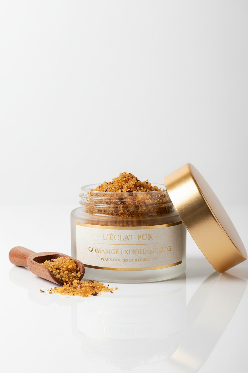 Gentle exfoliating scrub